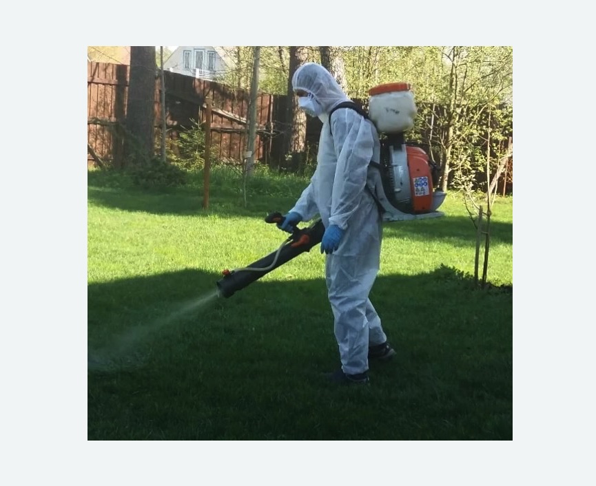 Обработка территории от клещей в Долинске